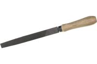 Напильник, 150 мм, плоский, деревянная ручка// СИБРТЕХ