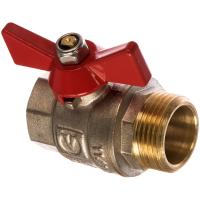 Кран шар д= 15 б г/ш BASE (VT.218)