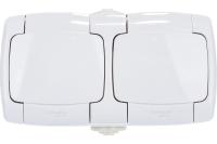 Розетка брызгозащищенная Wessen РА16-227Б 16А 250В Рондо