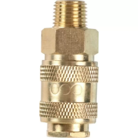 Соединение быстросъем. МАМА 'елочка' 10мм (латунь) ECO