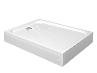 Поддон акриловый 90 прямоугольный низкий Alex Baitler в сборе (к ER10109Н-C1, АВ214-90)