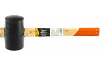 Киянка резиновая, 340 г, черная резина, деревянная рукоятка Sparta