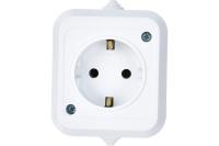 Розетка 1мест.с/з вн.пров.закрытая Макел *