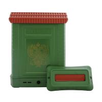 ЯЩИК ПОЧТОВЫЙ 'ПРЕМИУМ'  С ПЛАСТ. ЗАЩЕЛКОЙ И НАКЛАДКОЙ (1/10) 'ЦИКЛ'