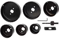 Набор кольцевых коронок по дереву STAYER 'MASTER' Д51, 57, 67, 76, 88, 102мм. 8шт.