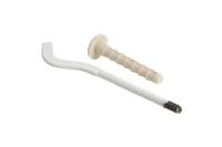 Кронштейн д/ рад. 7*180 плоский с дюбелем