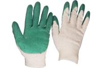 Перчатки х/б 13 класс с 1-ым лат. покрытием ЛЮКС