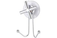 Крючок на присоске двойной хром(1/24) 'РЫЖИЙ КОТ' CROSS-CH-01