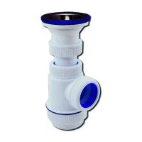 Сифон бут. ЭЛИТ с нерж. чашкой д. 70 (11/2*40) (612)