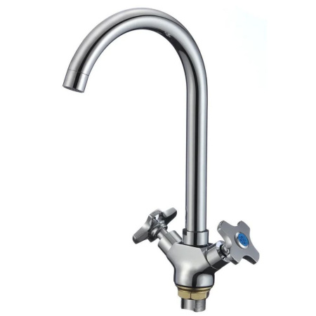 Смеситель для кухни с двумя маховиками D151810