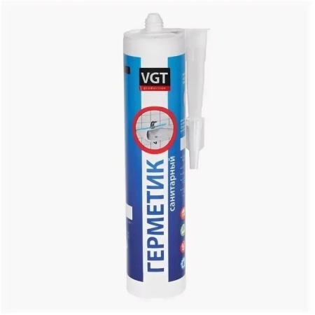 Герметик акриловый для нар/внутр работ санитарный белый 0,4кг