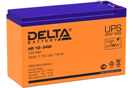 Аккумулятор DTM 1209 9 А/ч, 12В DELTA