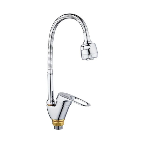 Смеситель для кухни РМС SL55-016F однорычажный с гибким изливом