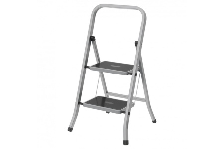 Стремянка 2 ступени, с резиновыми ковриками, Россия Сибртех