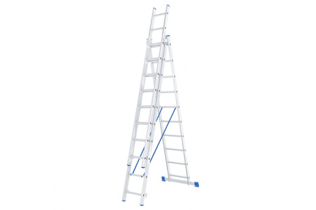 Лестница 3*10 ступ алюм трехсекц