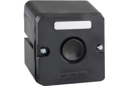 Кнопка пуск ПКЕ 222-1 У2 ЧЕРНАЯ