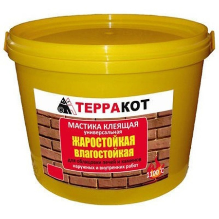 Мастика клеящая Терракот жаростойкая 1,5кг