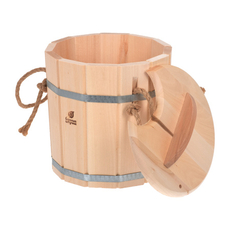 Запарник 10л. с крышкой Осина