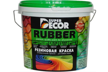 Резиновая краска SUPER DECOR №7  балтика 1кг