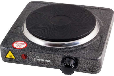 Электроплитка HomeStar HS-1102, 1 конфорка, диск, 1кВт, 3045 (1/10)