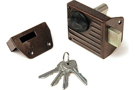 Замок накладной ЗН1-2 медь Зенит(ЗН1-2.1)