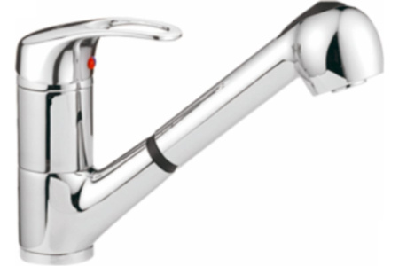Смеситель для кухни с выдвигающ.изливом D158409