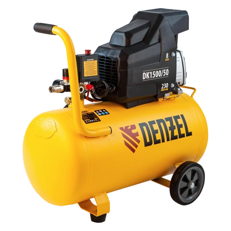 Компрессор воздушный DK1500/50, Х-PRO 1.5 кВт, 230 л/мин, 50 л Denzel