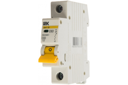 Автомат ВА47-29 1Р 63А 4,5кА х-ка С ИЭК