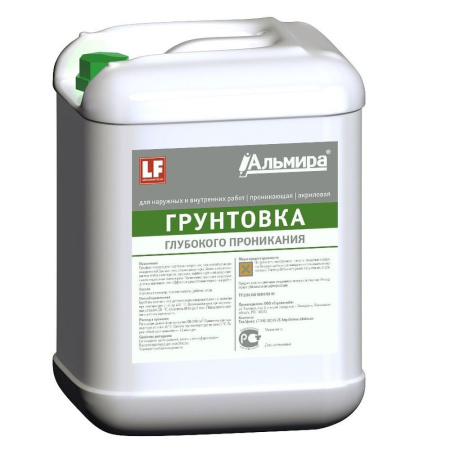 Грунтовка глубокого проникновения Альмира 10л