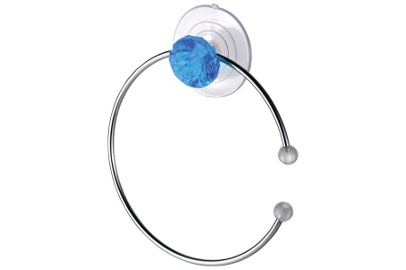 Полотенцедержатель круглый W2508E 'Бриллиант, синий'