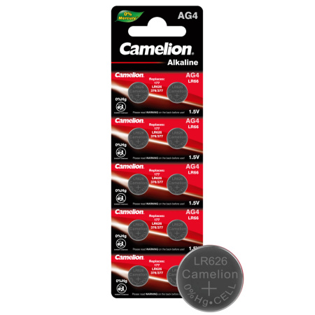 Camelion G 4 BL-10 Mercury Free (AG4-BP10(0%Hg), 377A/LR626/177 батарейка)