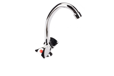 Смеситель для кухни 2мах. высокий излив, керамика (А1106) Onix