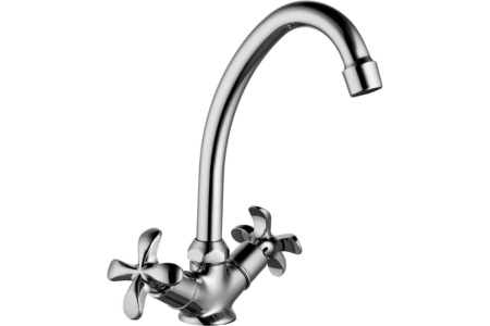 Смеситель для кухни 2мах высокий излив D153808