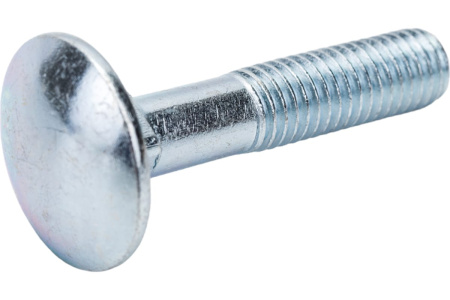 Болт мебель DIN603 8х50 оцинк.  неполн.рез
