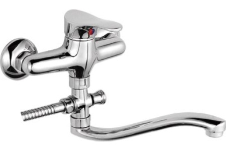 Смеситель для ванны D140305 с длинным изливом