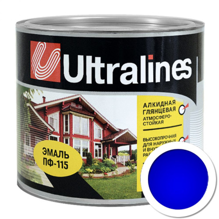 Эмаль ПФ-115 СИНЯЯ 5,5кг ULTRA LINES 