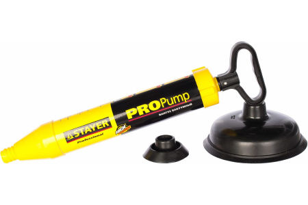 Вантуз STAYER PROFF вакумный с двумя адаптерами