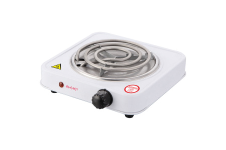 Электроплитка ENERGY EN-902, 1 конфорка, спираль (ТЭН) 1кВт, белая 158902 (арт. 239951)