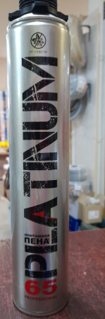 Пена монтажная PLATINUM 65 PRO проффессиональная 800мл