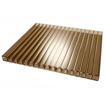 Поликарбонат 4 мм 2,1*6 м Бронза  (плотность 0,52)