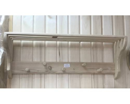 Вешалка с полкой (5 гвоздей) 800мм