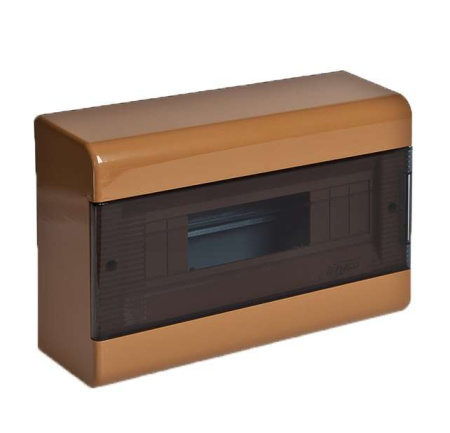 Щиток ОП Тусо 12мод. с прозр. двер. 280*190*93мм IP40 сосна светл. Рувинил