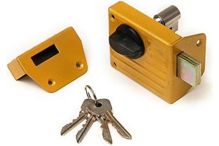 Замок накладной ЗН1-2 золото Зенит(ЗН1-2.1)