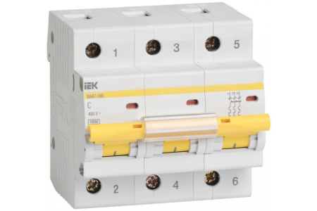 Автомат 3п 50А  ИЭК С