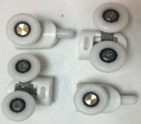 Ролик дверной комплект 23 мм 5 серия (4 верхних и 4 нижних) (1012015000)