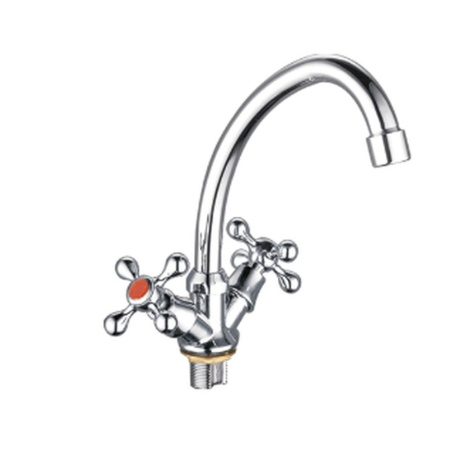 Смеситель для кухни РМС SL71-271F двухвентильный с высоким изливом