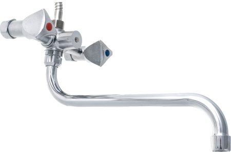 Смеситель для ванны с душем РМС SL 119-143 двухвент. с высоким изливом