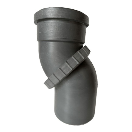 Отвод поворотный универс. д=110