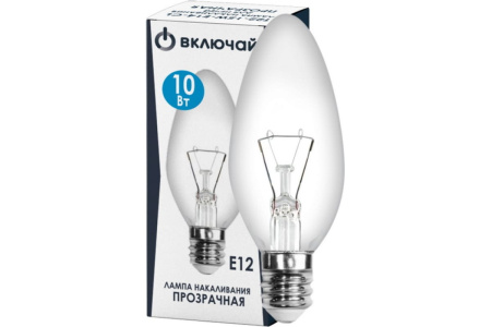 Лампа для ночников B22-10W-E12-CL Включай