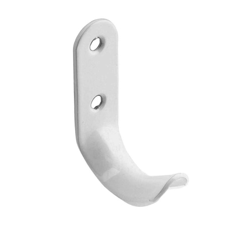 Крючок-вешалка №7 полимер белый